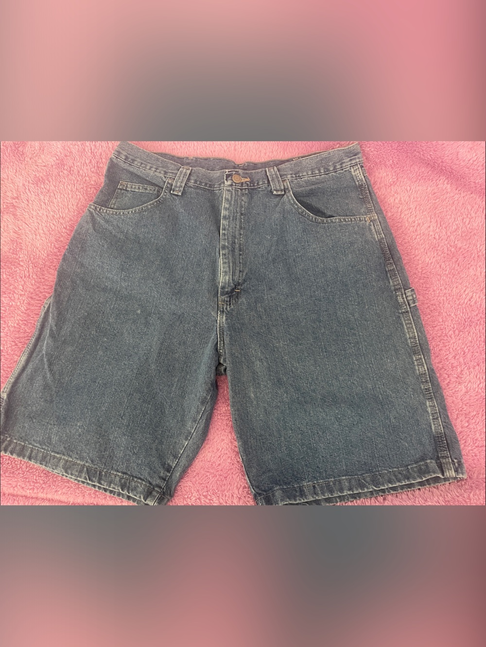 Wrangler Dark Blue Denim Shorts